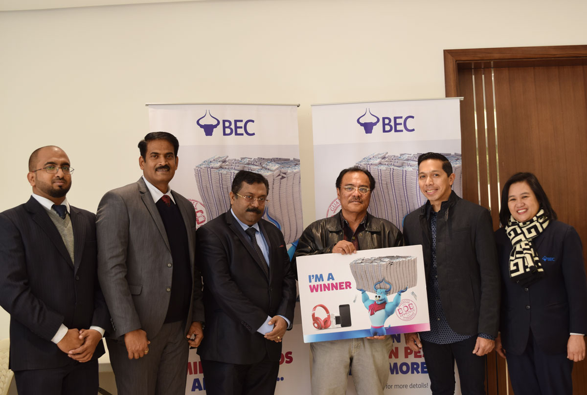 BEC Exchange Announced the Mega Prize Winner from the Philippines for BOBS Million Pesos Promotions